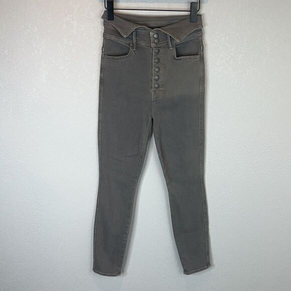 Mother The Swooner Exposed Snap Ankle- Second Chance Size/ Gray Size 26 - Picture 2 of 15